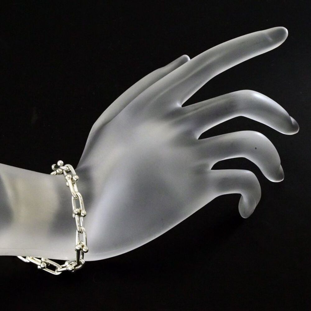 Tiffany Co HardWear Link Bracelet Chain Sterling Silver